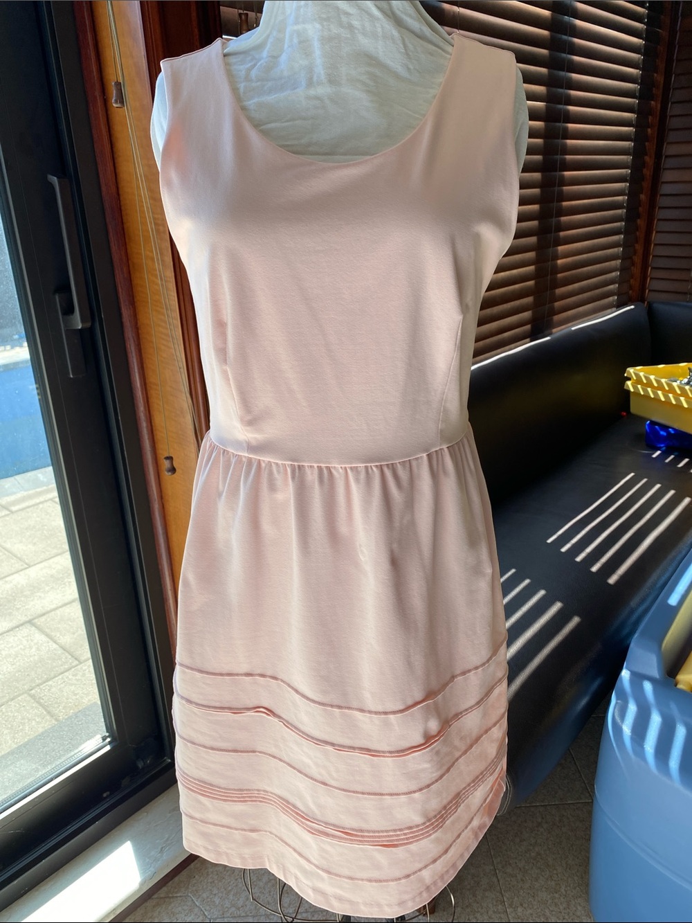 Cynthia Rowley Light Pink Sleeveless Light  Fit-and-Flare Dress